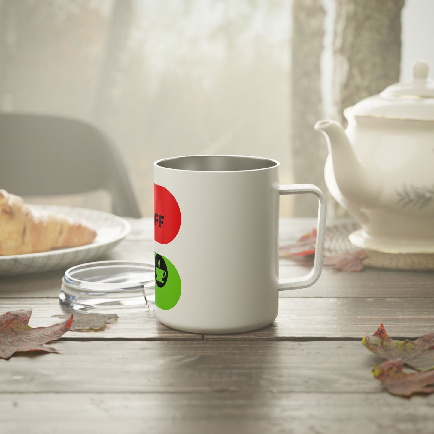 On Off Insulated Coffee Mug