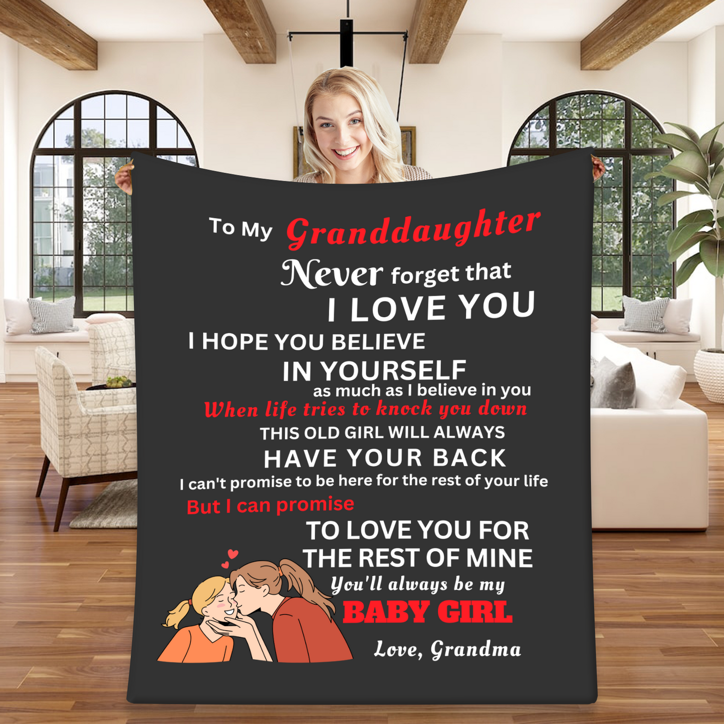 To My Granddaughter | You Will Always Be My Baby Girl