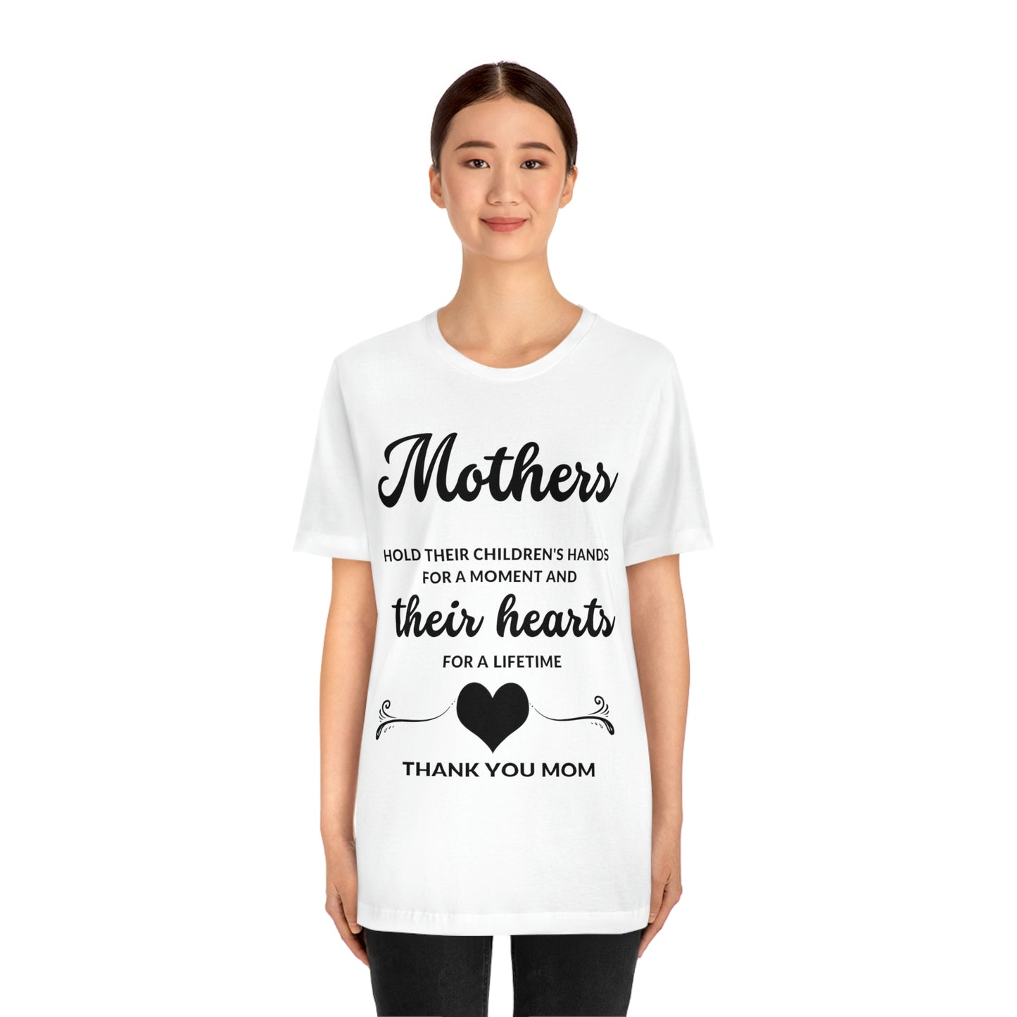 Mothers Hold Their Children's Hands