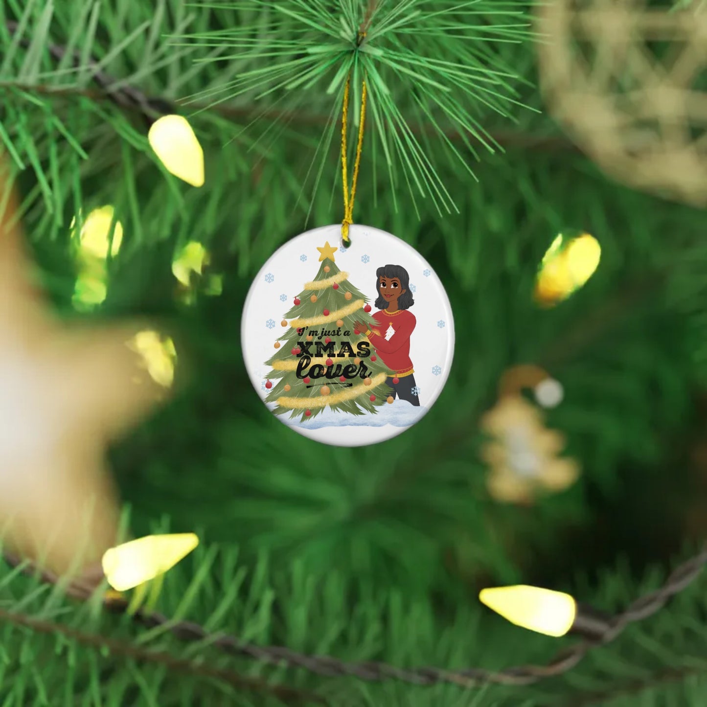 XMas Lover Ceramic Ornaments