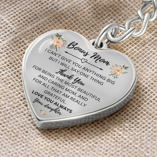 To My Bonus Mom | Thank You For Caring, I Am Really Grateful