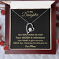 To My Daughter | I Love You For Who You Are (Forever Love Necklace)