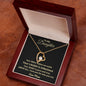 To My Daughter | I Love You For Who You Are (Forever Love Necklace)