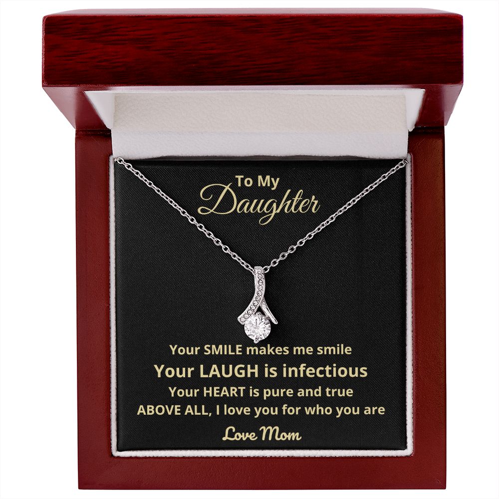 To My Daughter | I Love You For Who You Are (Alluring Beauty Necklace)