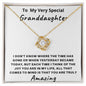 To My Very Special Granddaughter | You Bring Joy to My Life