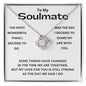 To My Soulmate | My Love for You is Strong (Love Knot Necklace)
