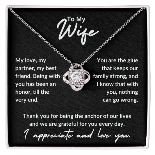 To My Wife | Thank You For Being The Anchor of Our Lives