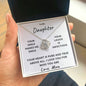 To My Daughter | I Love You For Who You Are (Love Knot Necklace)