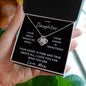To My Daughter | Your Smile Makes Me Smile (Love Knot Necklace)