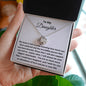 To My Daughter | I Will Always Be Your Biggest Cheerleader (Love Knot Necklace)