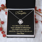 To My Daughter | I Love You for Who You Are (Love Knot Necklace)