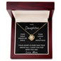 To My Daughter | Your Smile Makes Me Smile (Love Knot Necklace)
