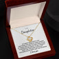 To My Daughter | I Am So Proud of You (Love Knot Necklace)
