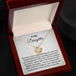 To My Daughter | I Will Always Be Your Biggest Cheerleader (Love Knot Necklace)
