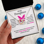 To My Daughter | Continue to Be Strong (Interlocking Hearts Necklace)
