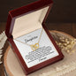 To My Daughter | I Am So Proud of You (Interlocking Hearts Necklace)