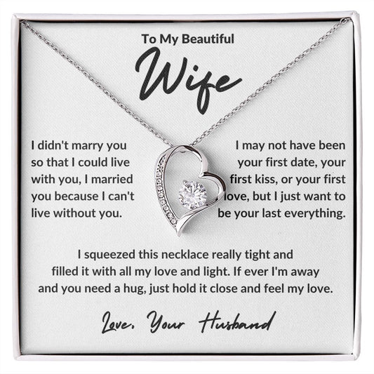 To My Beautiful Wife | I Can't Live Without You