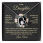 To My Daughter | I Wish You Joy in Everything You Do (Forever Love Necklace)