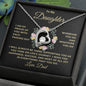 To My Daughter | I Wish You Joy in Everything You Do (Forever Love Necklace)