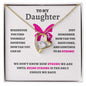 To My Daughter | Continue to Be Strong (Forever Love Necklace)