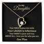 To My Daughter | I Love You For Who You Are (Forever Love Necklace)