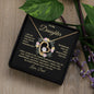 To My Daughter | I Wish You Joy in Everything You Do (Forever Love Necklace)