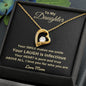 To My Daughter | I Love You For Who You Are (Forever Love Necklace)