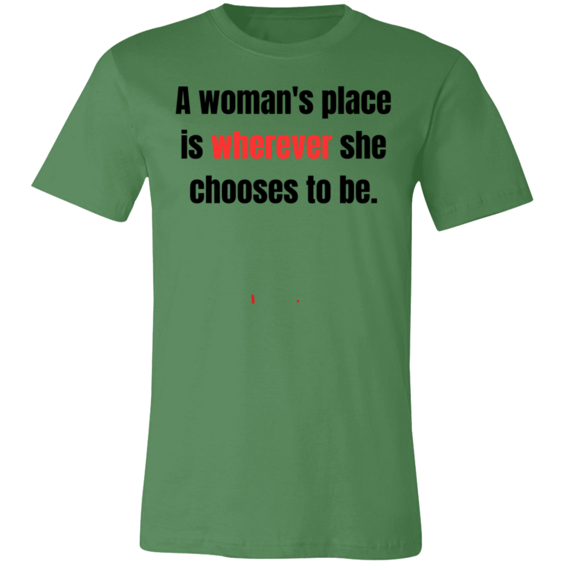 A Woman's Place is Wherever She Chooses To Bes To Be