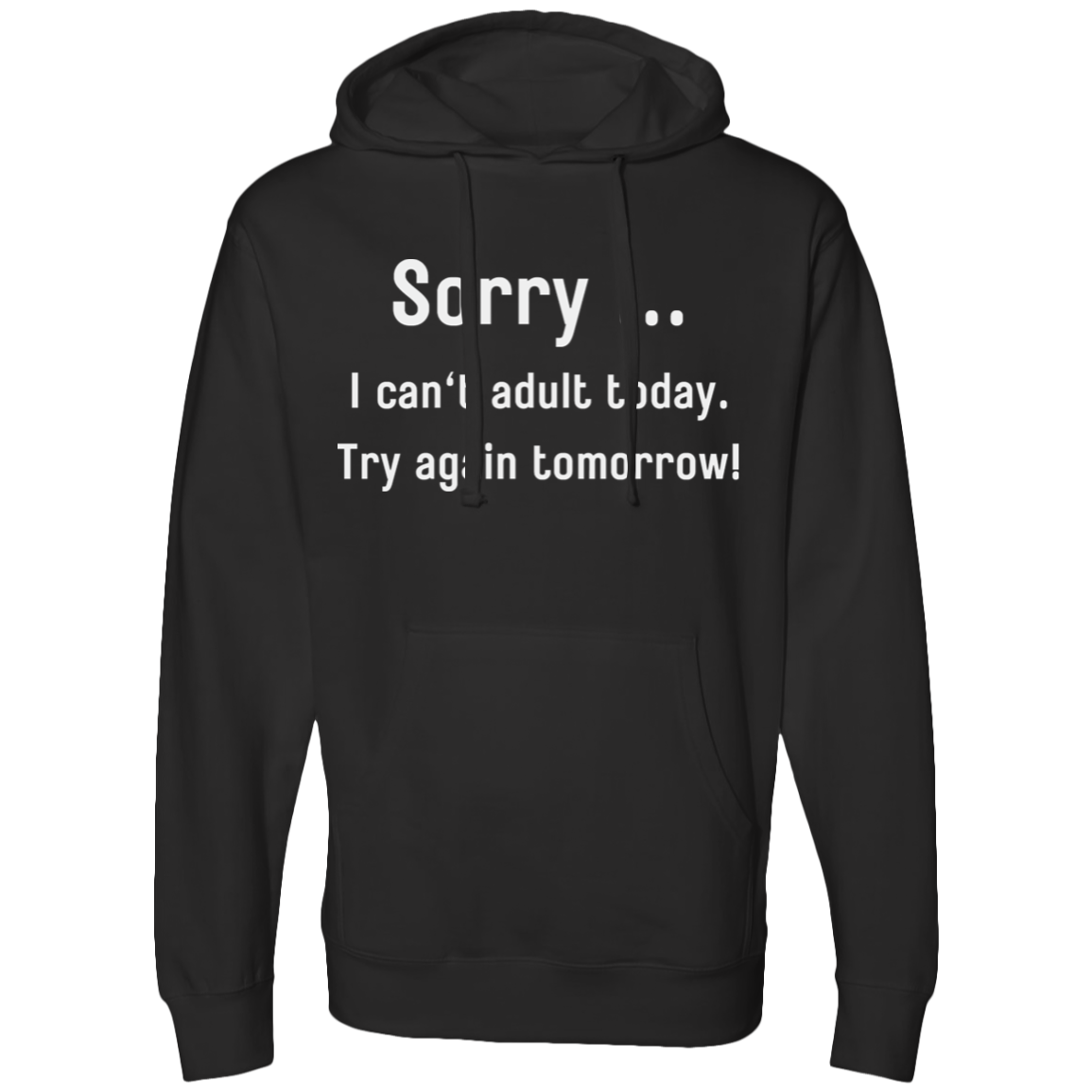 Sorry .. I Can't Adult Today