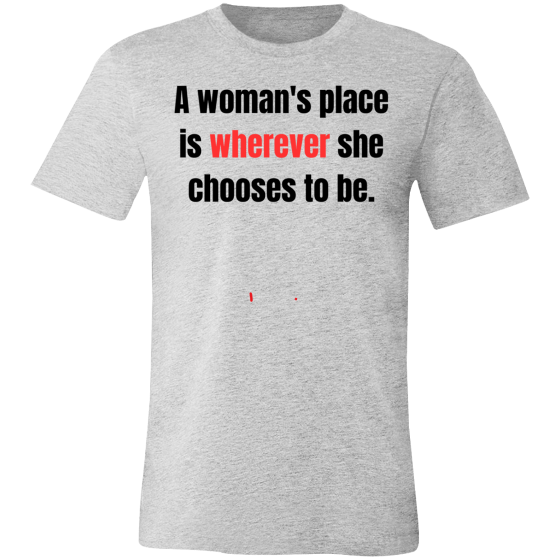A Woman's Place is Wherever She Chooses To Bes To Be