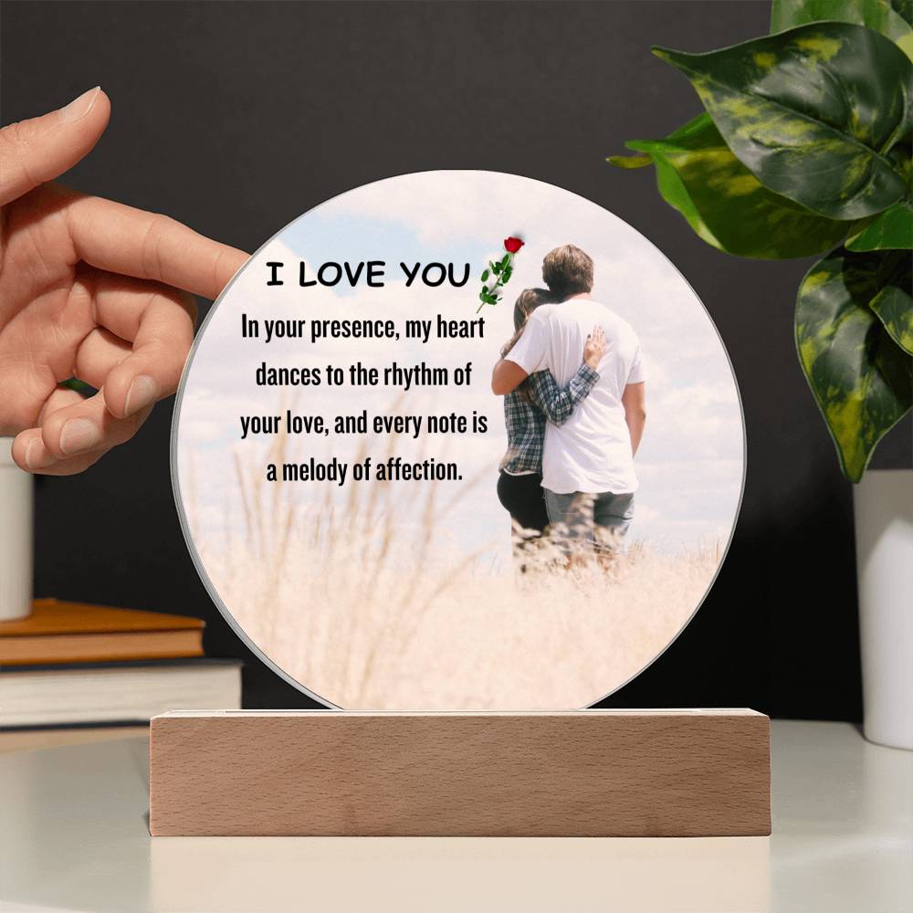 MY HEART DANCES TO THE RHYTHM OF YOUR LOVE