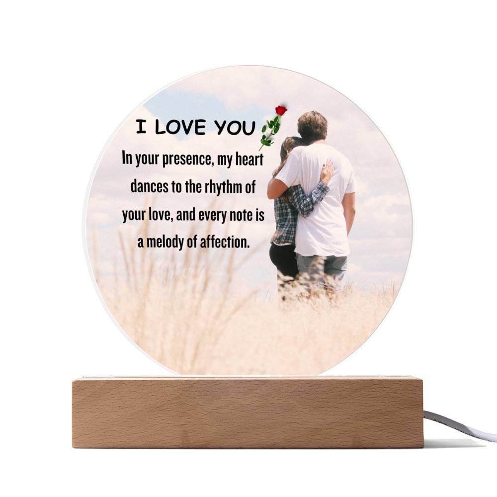 MY HEART DANCES TO THE RHYTHM OF YOUR LOVE