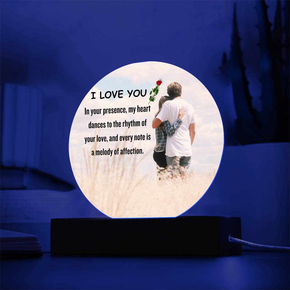 MY HEART DANCES TO THE RHYTHM OF YOUR LOVE