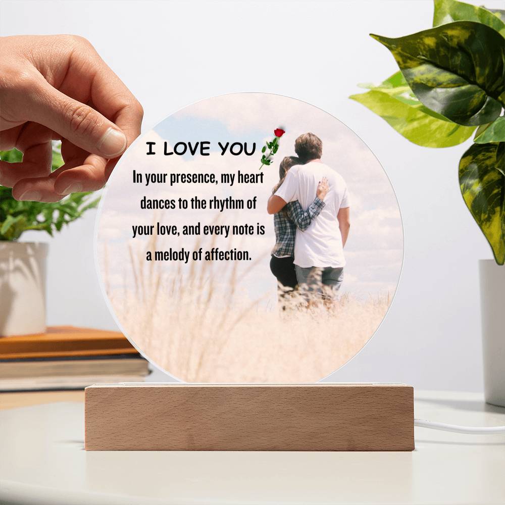 MY HEART DANCES TO THE RHYTHM OF YOUR LOVE