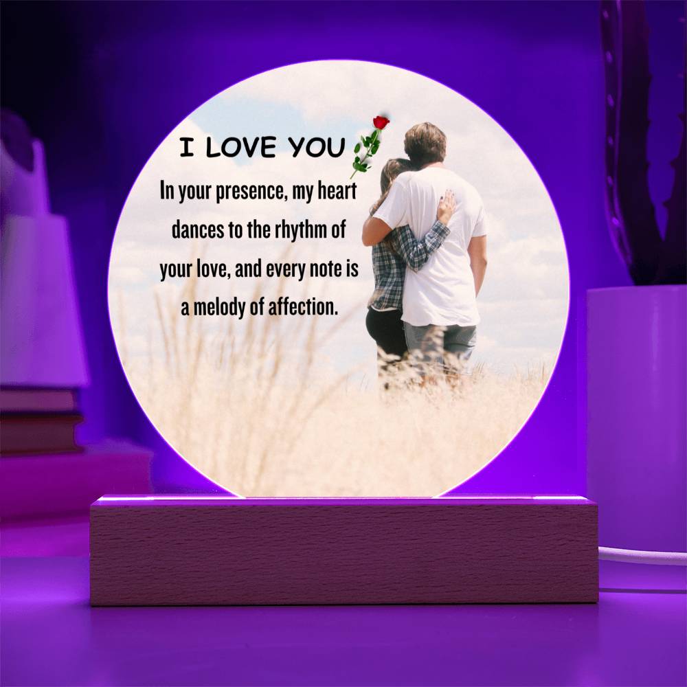 MY HEART DANCES TO THE RHYTHM OF YOUR LOVE