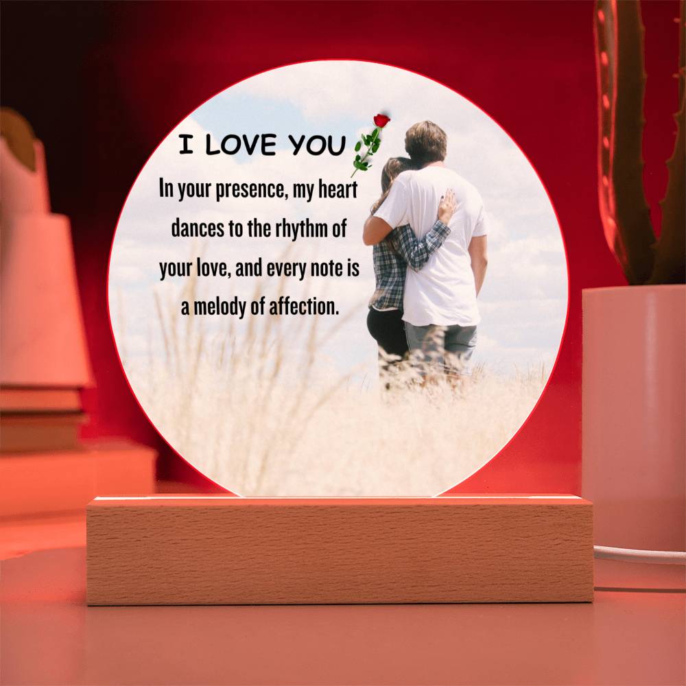 MY HEART DANCES TO THE RHYTHM OF YOUR LOVE