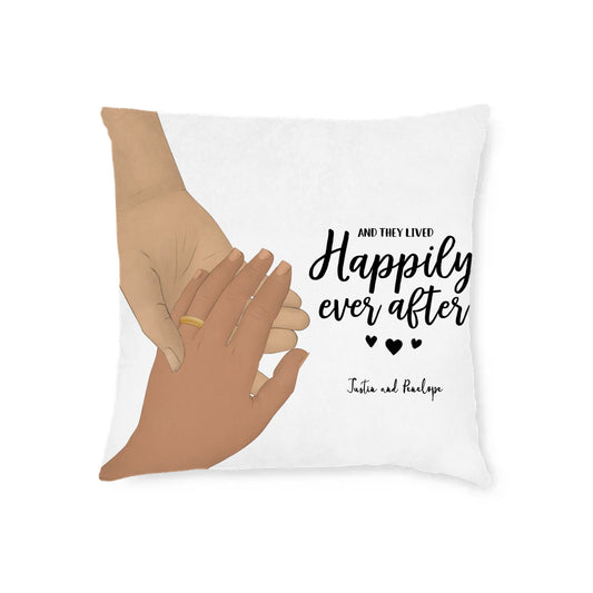 Happily Ever After Square Pillow