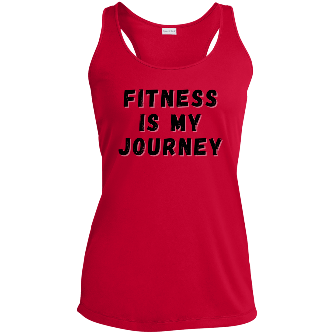 Fitness is My Journey - Ladies' Performance Racerback Tank