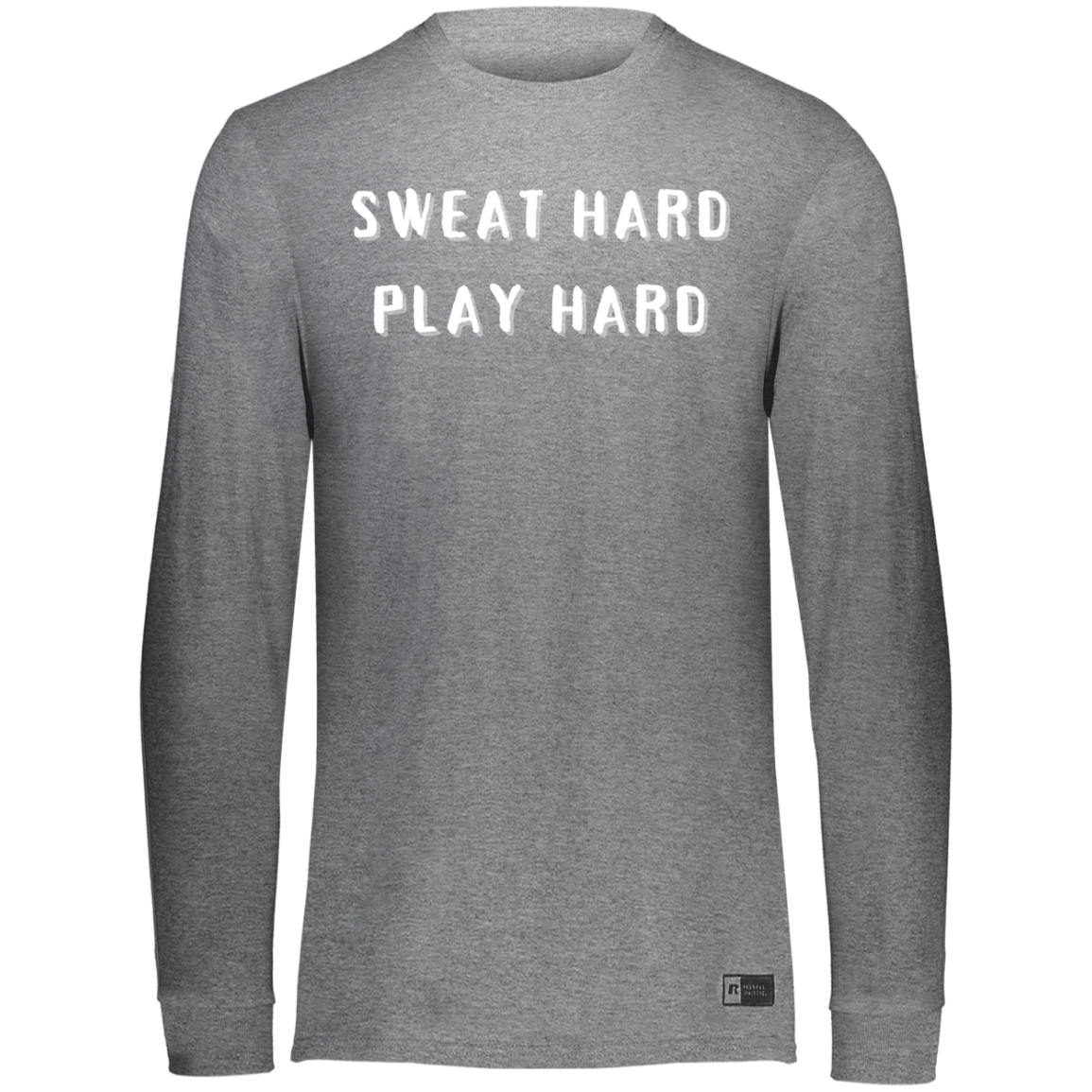 Sweat Hard Play Hard - Men's Essential Dri-Power Long Sleeve Tee