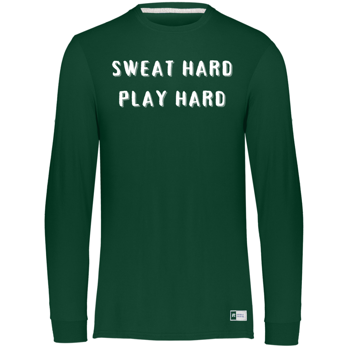 Sweat Hard Play Hard - Men's Essential Dri-Power Long Sleeve Tee