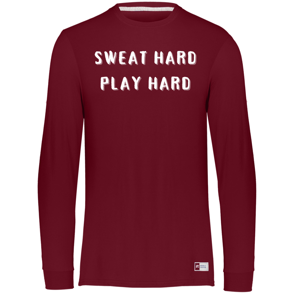 Sweat Hard Play Hard - Men's Essential Dri-Power Long Sleeve Tee