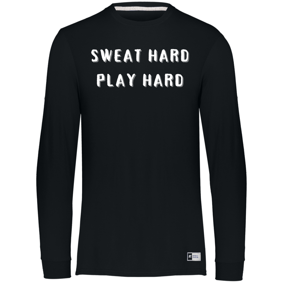 Sweat Hard Play Hard - Men's Essential Dri-Power Long Sleeve Tee