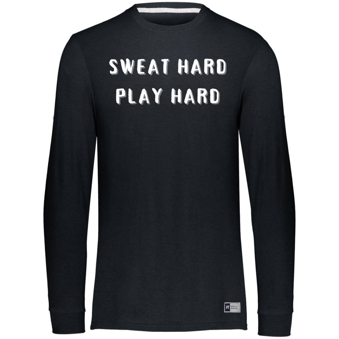 Sweat Hard Play Hard - Men's Essential Dri-Power Long Sleeve Tee