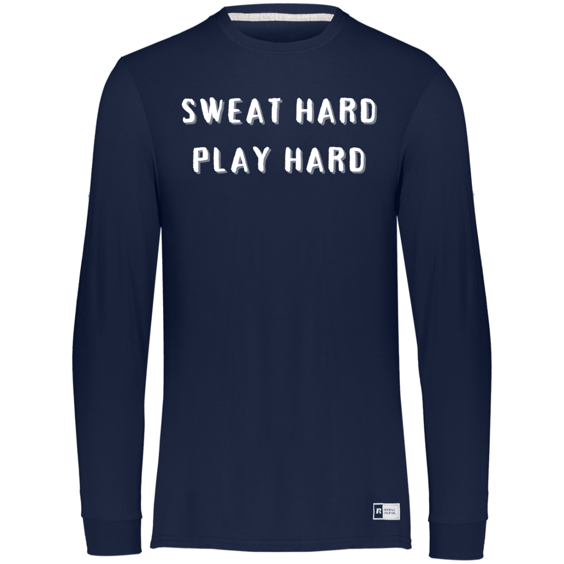 Sweat Hard Play Hard - Men's Essential Dri-Power Long Sleeve Tee