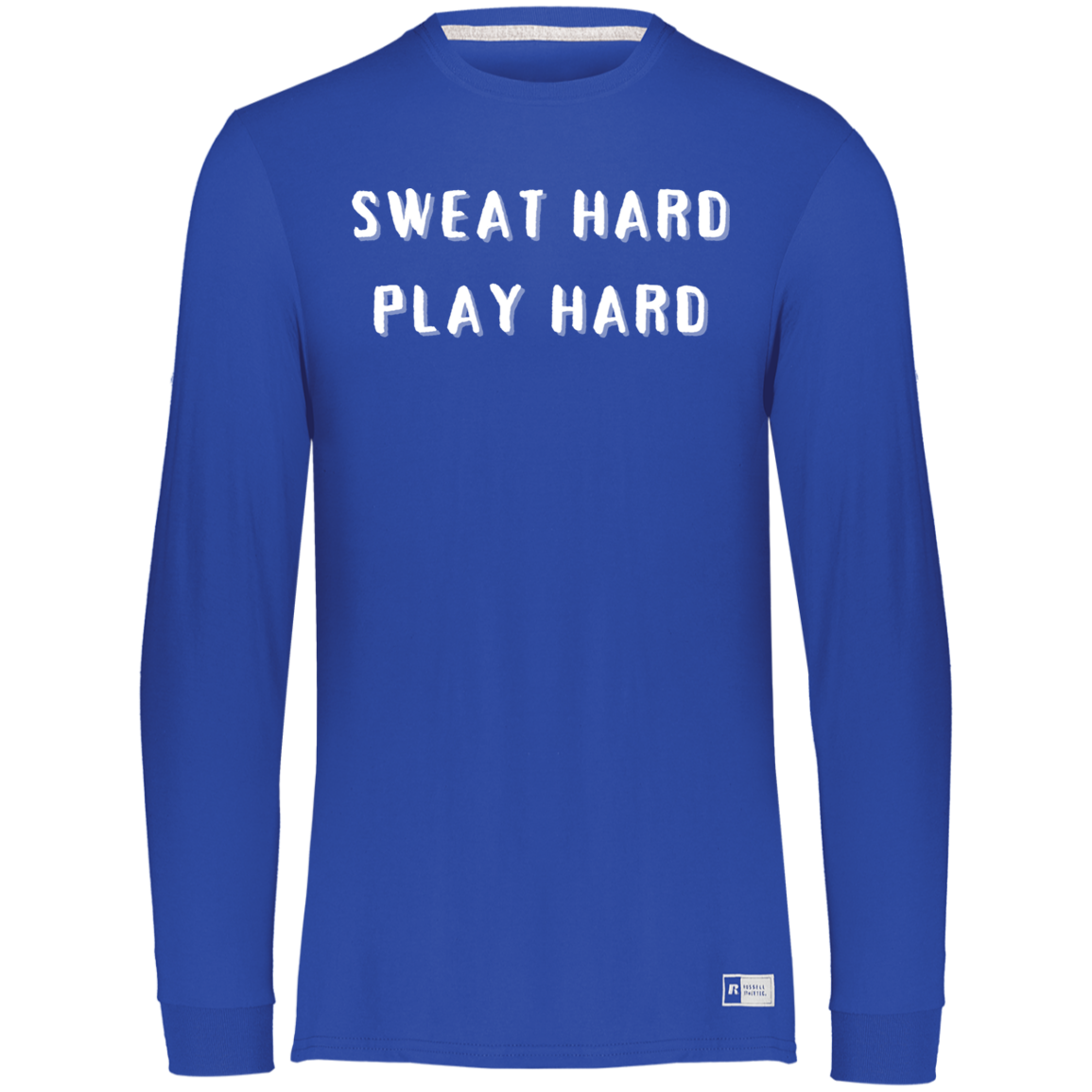 Sweat Hard Play Hard - Men's Essential Dri-Power Long Sleeve Tee