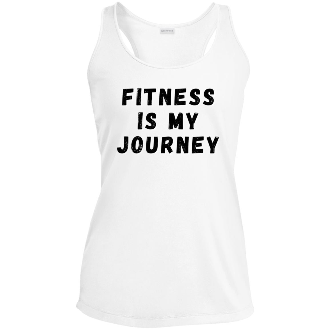 Fitness is My Journey - Ladies' Performance Racerback Tank