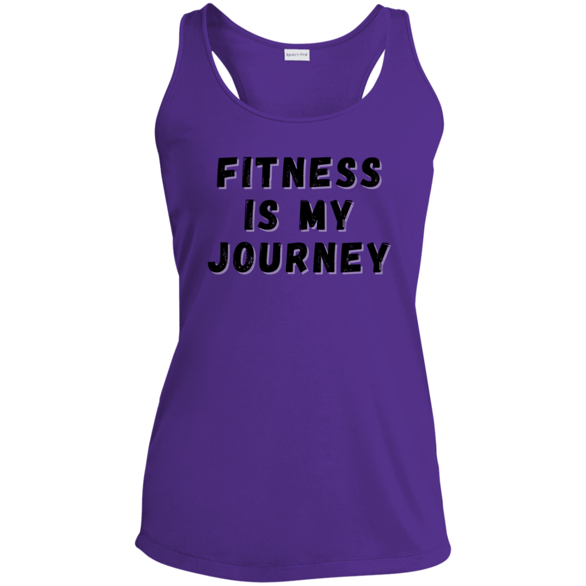 Fitness is My Journey - Ladies' Performance Racerback Tank