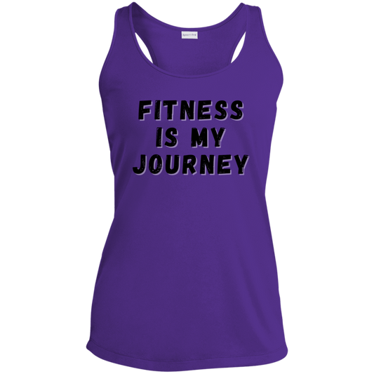 Fitness is My Journey - Ladies' Performance Racerback Tank