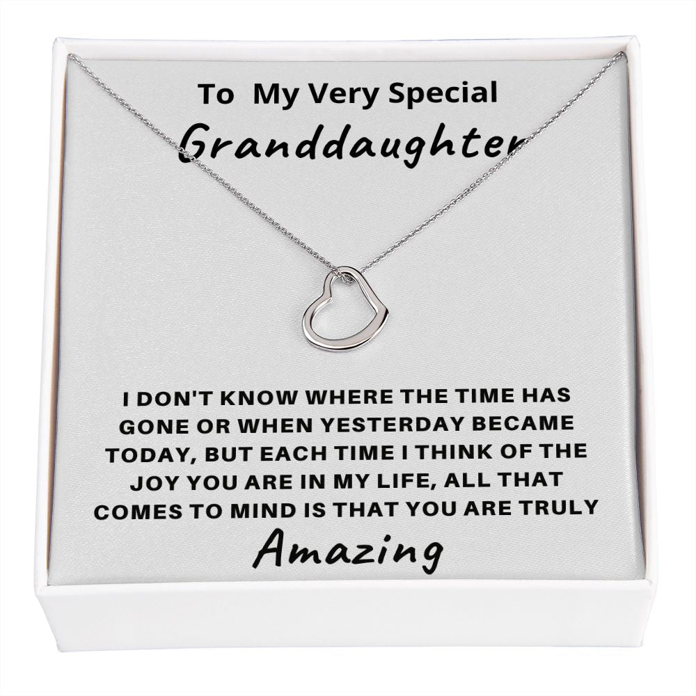To My Very Special Granddaughter | You Are Truly Amazing