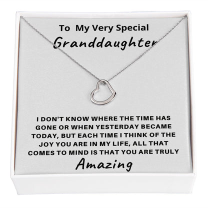 To My Very Special Granddaughter | You Are Truly Amazing